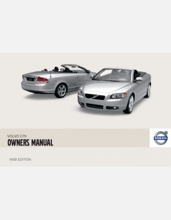 volvo c70 2010 owners manual rhd & lhd